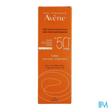 Afbeelding in Gallery-weergave laden, Avene Zon Ip50+ Creme Solaire S/parfum 50ml
