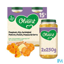 Afbeelding in Gallery-weergave laden, Olvarit Pot Pompoen Kip Aardappel 250g
