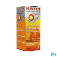 Nurofen Kind Impexeco 2% Sir Z/s Sinaas 150ml Pip