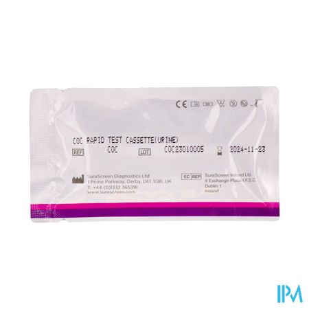 Urine Drugtest Cassette Cocaine 10