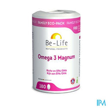 Afbeelding in Gallery-weergave laden, Omega 3 Magnum Be Life Caps 180
