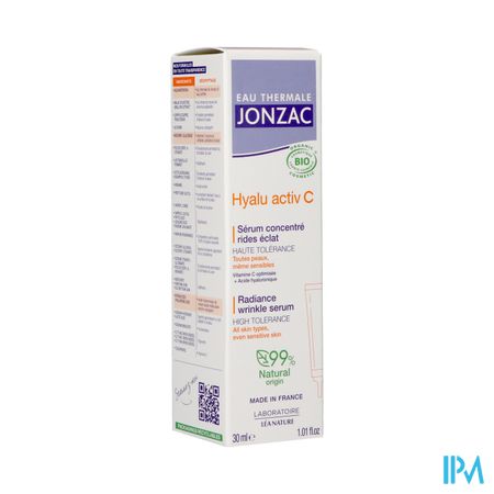 Jonzac Serum Hyalu C Gecon. Rimpels 30ml