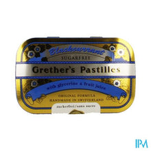 Afbeelding in Gallery-weergave laden, Blackcurrant Grethers Zonder Suiker Drag 60g
