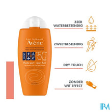 Afbeelding in Gallery-weergave laden, Avene Zon Spf50+ Fluide Sport 100ml
