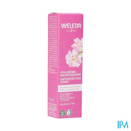Weleda Roze&wit Thee Vitalis. Oogcont.creme 12ml