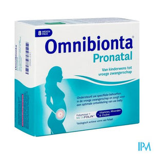 Omnibionta Pronatal: Kinderwens en vroege zwangerschap - 8 weken (56 tabletten )