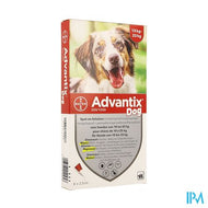 Advantix 250/1250 Honden 10<25kg Fl 6x2,5ml