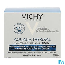 Afbeelding in Gallery-weergave laden, Vichy Aqualia Creme Rijk Reno 50ml
