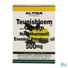 Afbeelding in Gallery-weergave laden, Altisa Teunisbloemolie 500mg Caps 100
