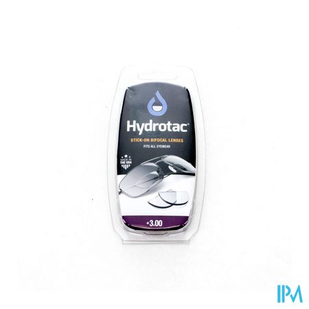 Hydrotac Stick-on Bifocal Lenses +3.00 2