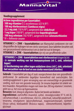 Afbeelding in Gallery-weergave laden, Mannavita Vitamine C + Zink Kauwtabl 60
