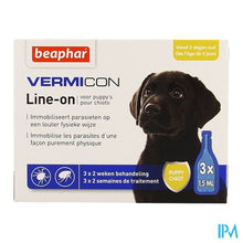Charger l'image dans la galerie, Beaphar Vermicon Line-on Puppy 3x1,5ml
