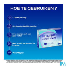 Load image into Gallery viewer, Noxarem Melatonine Forte 5mg Tabl 50
