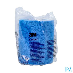 Coban 3m Zelfhecht.windel Blauw 7,5cmx4,5m 1