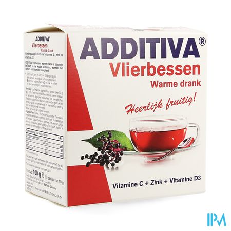 Additiva Vlierbessen Warme Drank Zakje 10