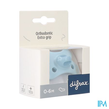 Difrax Fopspeen Dental 0-6m Blue Topaz