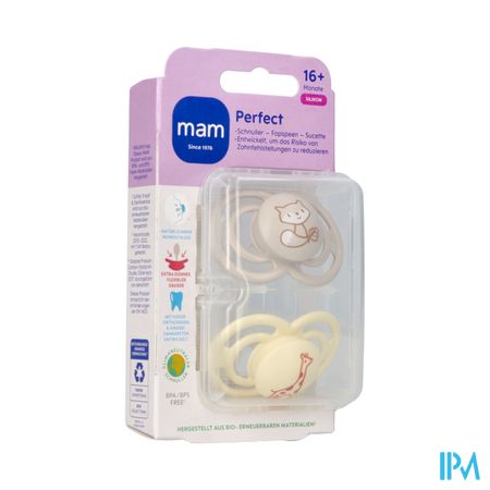 Mam Perfect Fopspeen Silicone Pure 16m+ Uni 2