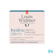 Widmer Hydraderm Nachtemulsie Zonder Parfum 50ml