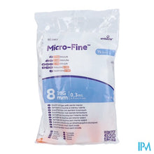 Afbeelding in Gallery-weergave laden, Microfine Insuline Spuit 0,3ml 30g 8mm 10
