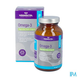Mannavital Omega 3 Algenolie V-caps 60