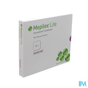 Mepilex Lite Dun Verb Sil Ster 15x15,00cm 5 284300