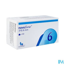 Load image into Gallery viewer, Novofine Pi Pharma Ster Naald 6mm/31g 100
