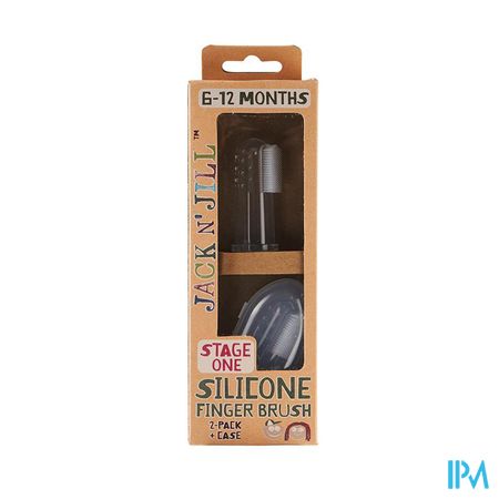 Jack N' Jill Silicone Vingertandenborstel 2