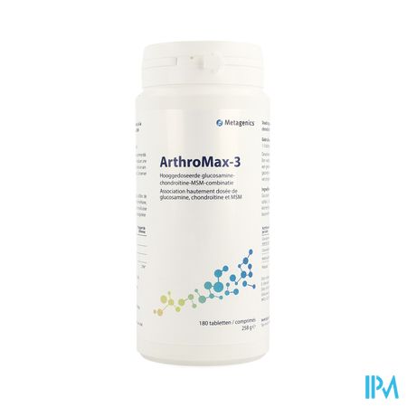 Arthromax 3 Pot Tabl 180 4345 Metagenics