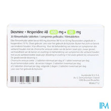 Afbeelding in Gallery-weergave laden, Diosmine+hesperidine Ab 450mg+50mg Filmomh Tabl 30
