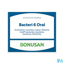 Afbeelding in Gallery-weergave laden, Bacteri 6 Oral Zakjes 14 Bonusan
