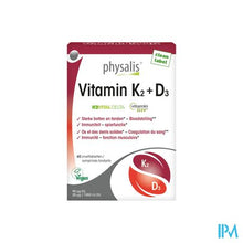 Load image into Gallery viewer, Physalis Vitamin K2 + D3 Tabl 60
