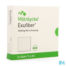 Load image into Gallery viewer, Exufiber Gelling Fibre Dressing Ster 5 X 5cm 10

