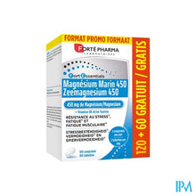 Load image into Gallery viewer, Zee Magnesium 450 Forte Pharma Tabl 180
