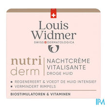 Load image into Gallery viewer, Widmer Nutriderm Nachtcreme Vitalisante 50ml
