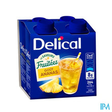 Afbeelding in Gallery-weergave laden, Delical Fruitdrink Ananas 4x200ml
