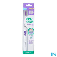 Afbeelding in Gallery-weergave laden, Gum Sonic Ortho Batterij Tandenborstel
