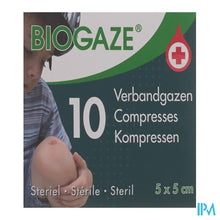 Afbeelding in Gallery-weergave laden, Biogaze 10 Verbandgazen 5 x 5 cm

