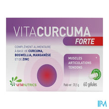 Afbeelding in Gallery-weergave laden, Vitacurcuma Forte Caps 60
