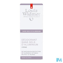 Afbeelding in Gallery-weergave laden, Widmer Deo Creme Zonder Aluminium N/parf 40ml
