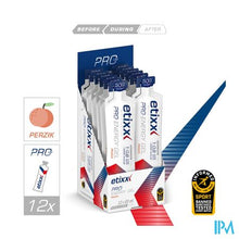 Load image into Gallery viewer, Etixx Double Carb Energy Gel Proline Peach 12x60ml
