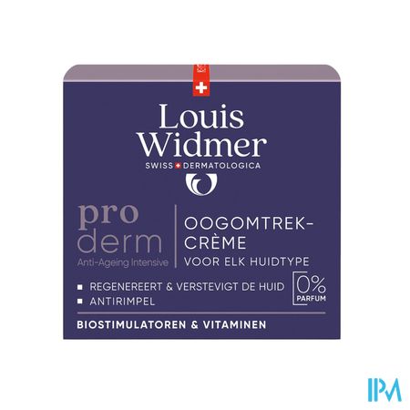 Widmer Proderm Oogomtrekcreme Zonder Parfum 30ml