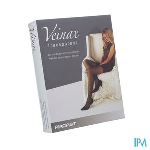 Veinax Panty Transparant 2 Lang Zwart Maat 3