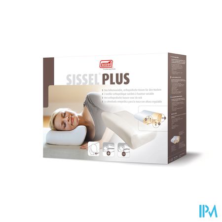 Sissel Plus Hoofdkussen Orthoped.+overtrek Stretch