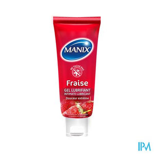 Manix Glijmiddel Aardbei 80ml