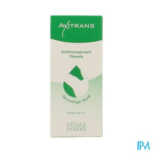 Axitrans Roller Gevoelige Huid A/transpirant 20ml