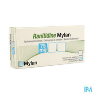 Ranitidine Mylan Tabl 20 X 75mg