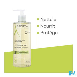 Aderma Douchegel Overvet 500ml