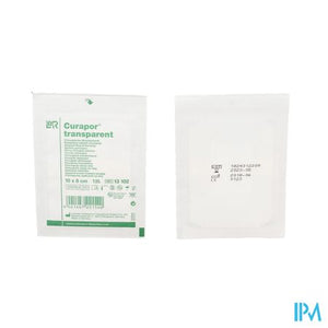 Curapor Transparant Steriel 10cmx 8cm 25 13102