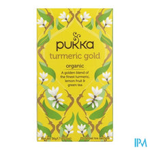 Afbeelding in Gallery-weergave laden, Pukka Bio Turmeric Gold Builtjes 20
