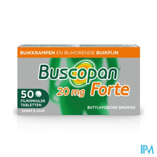 Afbeelding in Gallery-weergave laden, Buscopan Forte 20mg Filmomh Tabl 50
